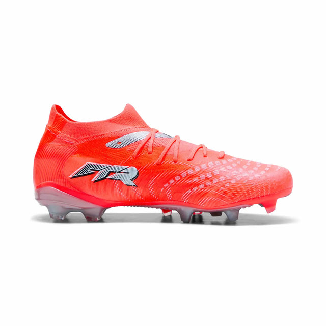 Puma Future 9 Match FG/AG Soccer Cleats - Glowred / White / Black / Silver