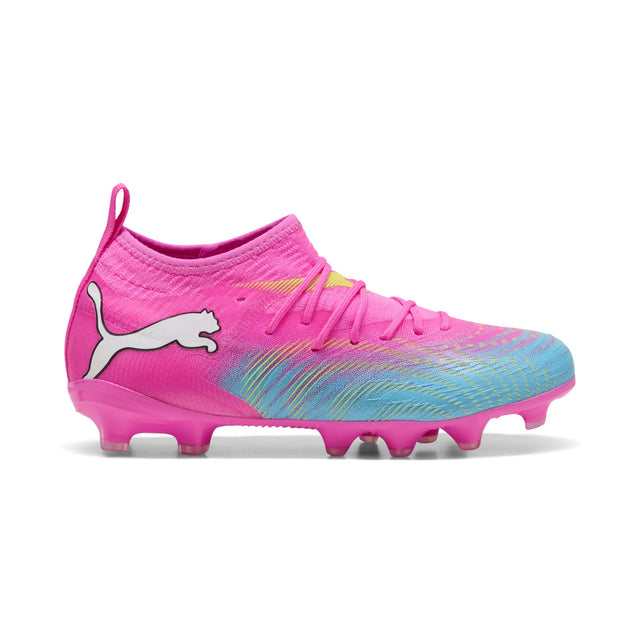 Puma Future 9 Match FG/AG Soccer Cleats - Poison Pink / Puma White