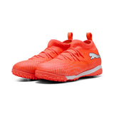 Puma Future 9 Match TT Junior Soccer Cleats - Glowing Red / Puma White