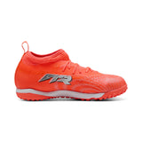 Puma Future 9 Match TT Junior Soccer Cleats - Glowing Red / Puma White