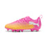 Puma Future 9 Play FG/AG Soccer Cleats - Poison Pink / Puma White