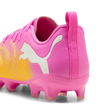 Puma Future 9 Play FG/AG Soccer Cleats - Poison Pink / Puma White