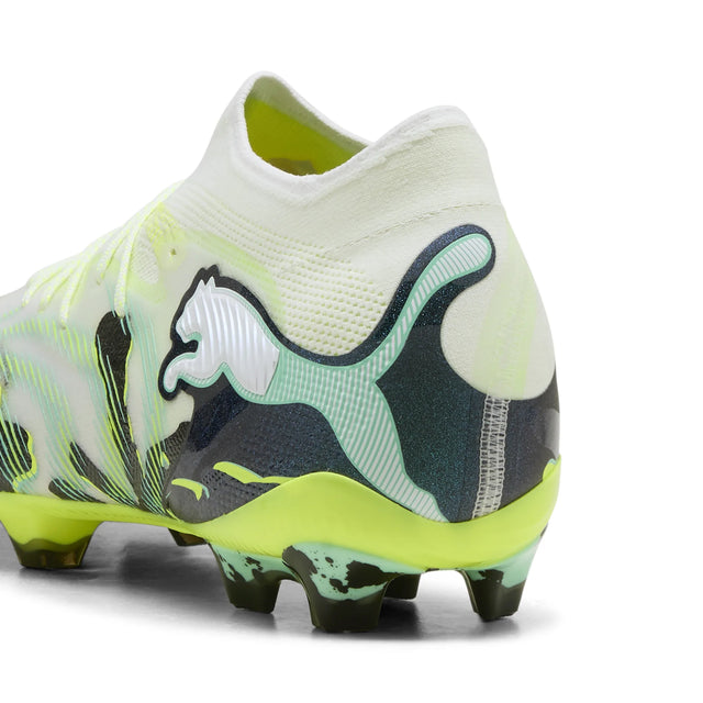 Puma Future 9 Ultimate Creativity FG Soccer Cleats - Yellow Alert / Mint Jelly / PUMA White / PUMA Black