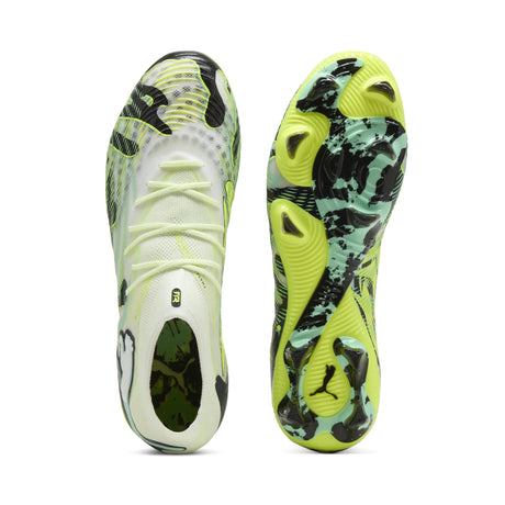 Puma Future 9 Ultimate Creativity FG Soccer Cleats - Yellow Alert / Mint Jelly / PUMA White / PUMA Black