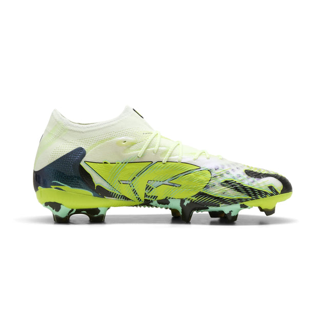 Puma Future 9 Ultimate Creativity FG Soccer Cleats - Yellow Alert / Mint Jelly / PUMA White / PUMA Black