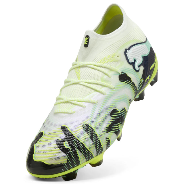 Puma Future 9 Ultimate Creativity FG Soccer Cleats - Yellow Alert / Mint Jelly / PUMA White / PUMA Black