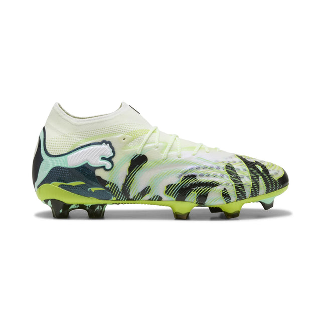 Puma Future 9 Ultimate Creativity FG Soccer Cleats - Yellow Alert / Mint Jelly / PUMA White / PUMA Black