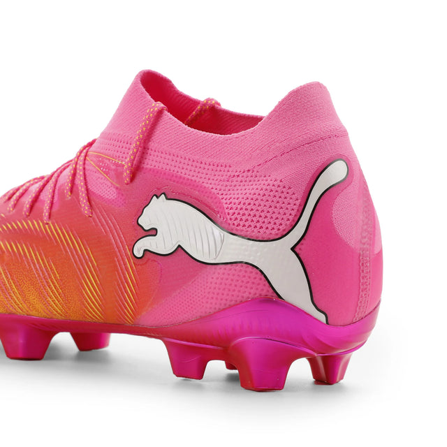 Puma Future 9 Ultimate FG/AG Soccer Cleats - Poison Pink / Puma White