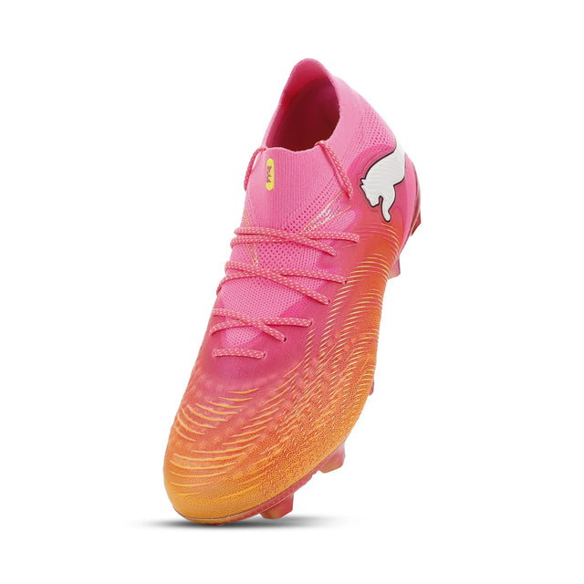 Puma Future 9 Ultimate FG/AG Soccer Cleats - Poison Pink / Puma White