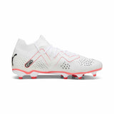 Puma Future Match FG/AG chaussures de soccer a crampons - Puma White / Fire Orchid