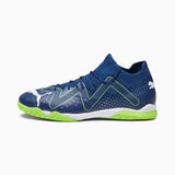 Puma Future Match IT Futsal chaussures de soccer intérieur adulte - Persian Blue / White / Pro Green