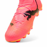 Puma Future 7 Pro FG/AG chaussures de soccer à crampons junior - Sunset Glow / Puma Black