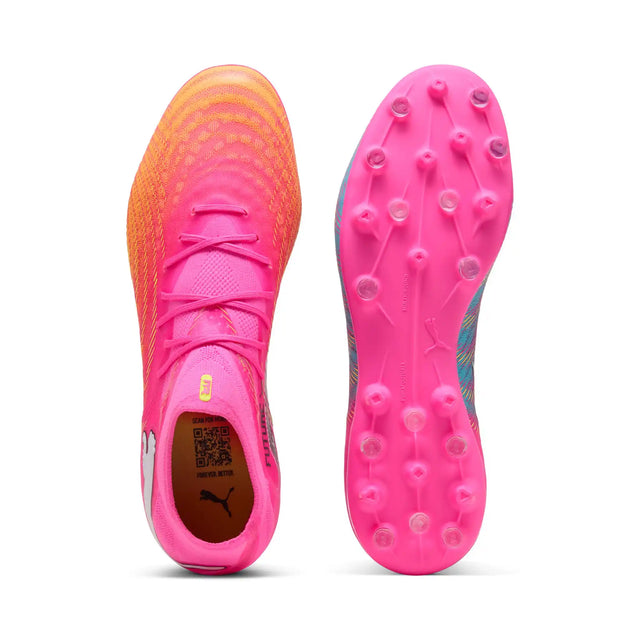 Puma Future 9 Pro MG chaussures de soccer multi-crampons - Poison Pink / Sun Stream / Bright Aqua / Puma White