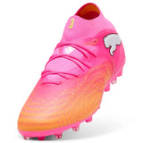 Puma Future 9 Pro MG chaussures de soccer multi-crampons - Poison Pink / Sun Stream / Bright Aqua / Puma White