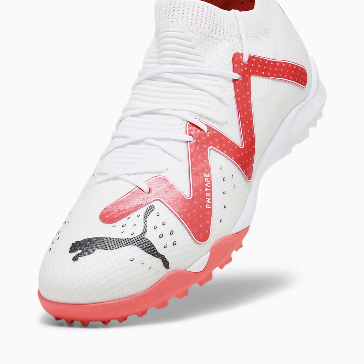 Puma Future Ultimate Cage turf chaussure de soccer pointe - puma white / puma black - fire orchid 