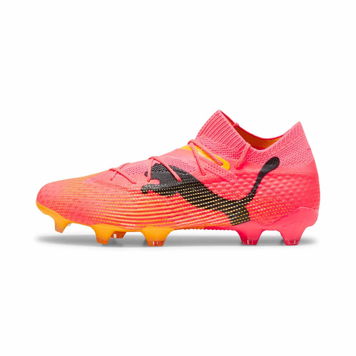 Puma Future 7 Ultimate FG/AG chaussures de soccer à crampons - Sunset Glow / Puma Black