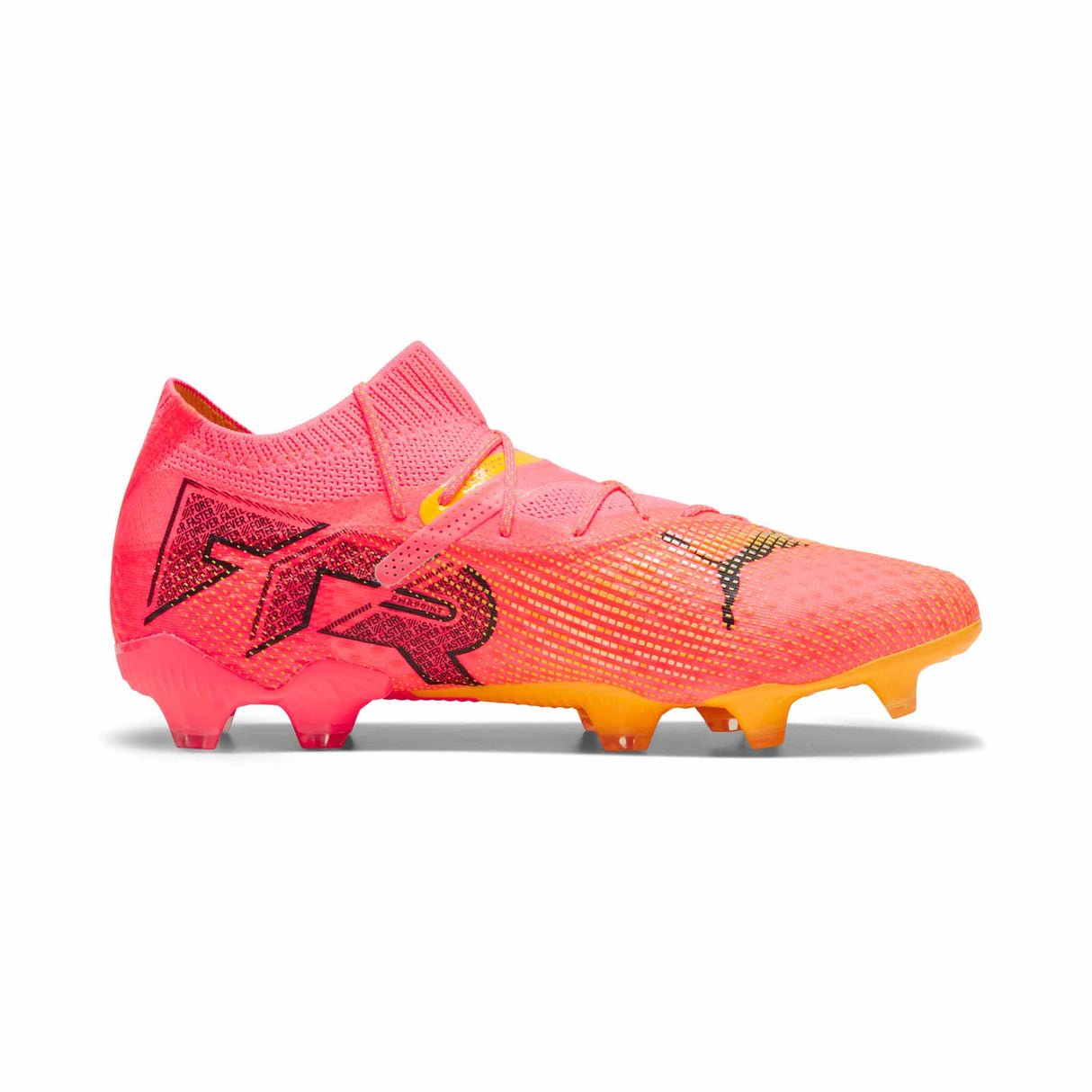 Puma Future 7 Ultimate FG/AG chaussures de soccer à crampons - Sunset Glow / Puma Black