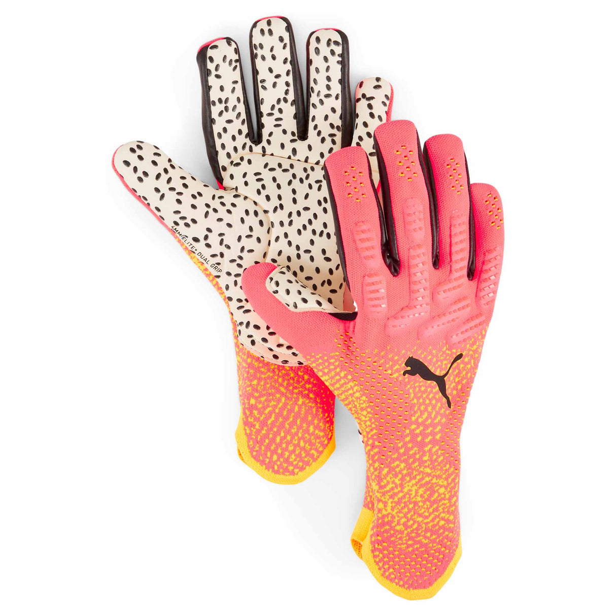 Puma Future Ultimate Negative Cut gants de gardien de but de soccer - Sunset Glow / Sun Stream / Puma Black