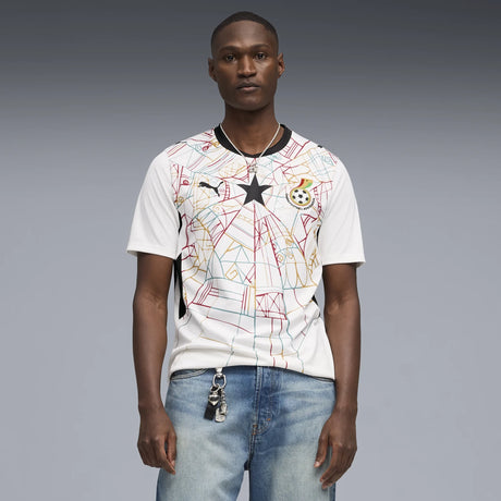 Puma Ghana Football Association Home 2026 World Cup Jersey - White