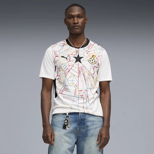 Puma Ghana Football Association Home 2026 World Cup Jersey - White