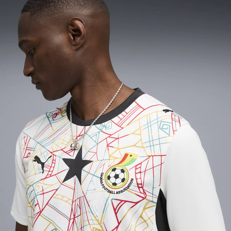Puma Ghana Football Association Home 2026 World Cup Jersey - White