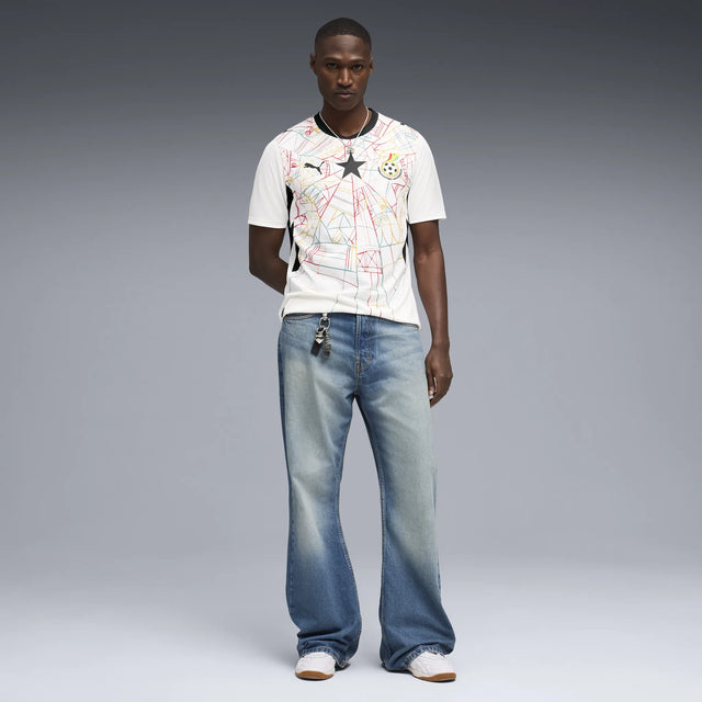 Puma Ghana Football Association Home 2026 World Cup Jersey - White