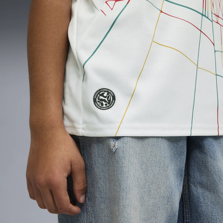 Puma Ghana Football Association Home Jersey for Kids World Cup 2026 - White