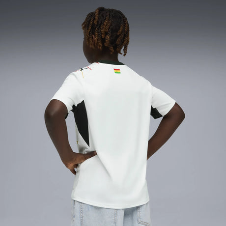 Puma Ghana Football Association Home Jersey for Kids World Cup 2026 - White
