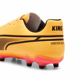 Puma King Match FG/AG chaussures de soccer - Sunstream / Puma Black