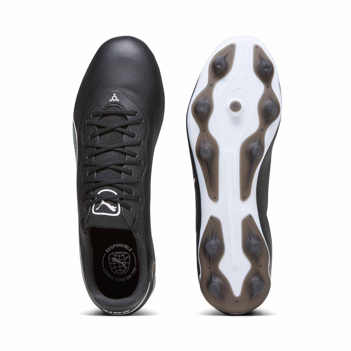 Puma King Pro FG/AG chaussures de soccer - Puma Black / Puma White