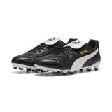 Puma King Top FG/AG Soccer Cleats - Puma Black / Puma White