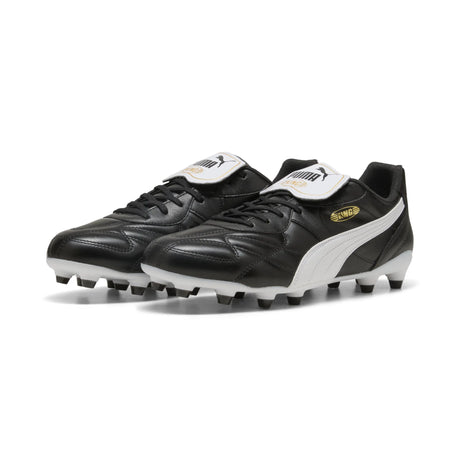 Puma King Top FG/AG Soccer Cleats - Puma Black / Puma White