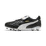 Puma King Top FG/AG Soccer Cleats - Puma Black / Puma White