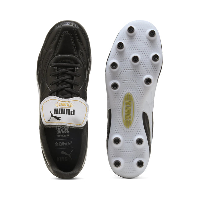Puma King Top FG/AG Soccer Cleats - Puma Black / Puma White