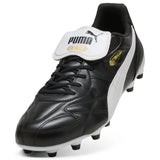 Puma King Top FG/AG Soccer Cleats - Puma Black / Puma White