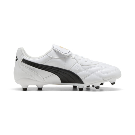 Puma King Top FG/AG Soccer Cleats - Puma White / Puma Black