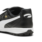 Puma King Top TT Turf Soccer Cleats - Puma Black / Puma White