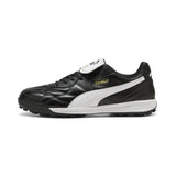 Puma King Top TT Turf Soccer Cleats - Puma Black / Puma White