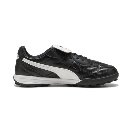 Puma King Top TT Turf Soccer Cleats - Puma Black / Puma White