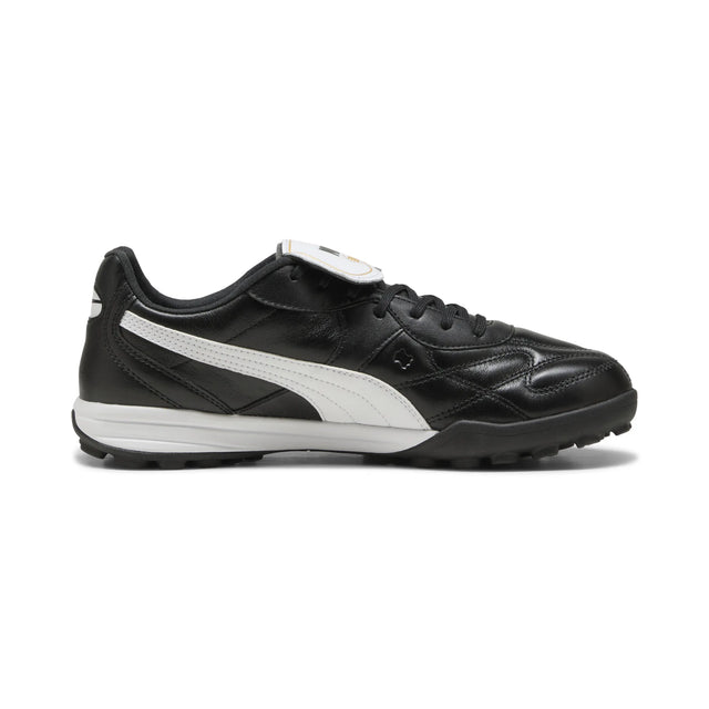 Puma King Top TT Turf Soccer Cleats - Puma Black / Puma White