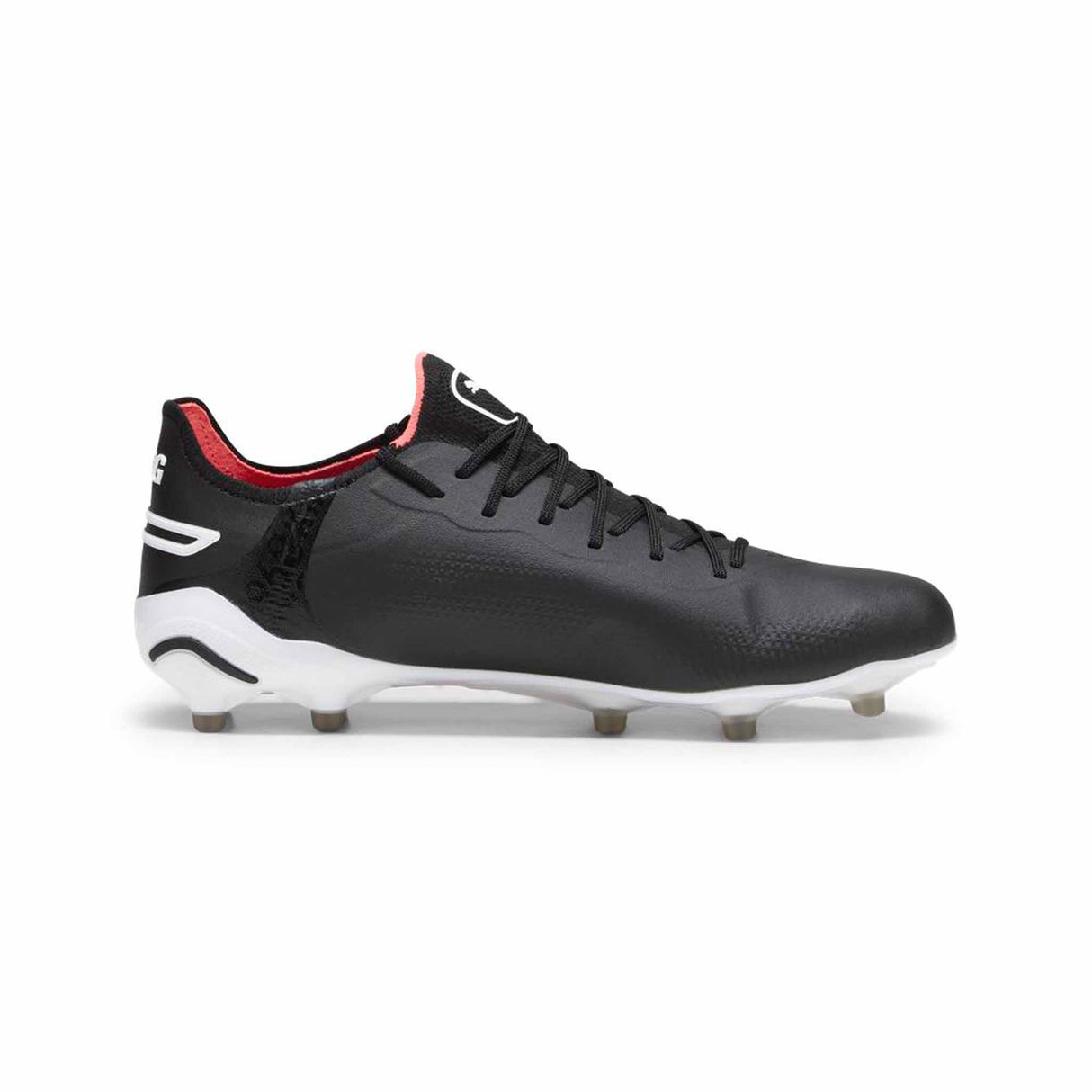 Puma King Ultimate FG chaussures de soccer - Black / Puma White / Fire Orchid