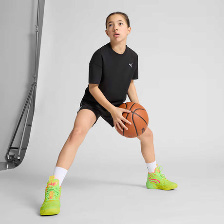 PUMA x LAMELO BALL MB.04 Gem souliers de basketball enfants - Yellow Alert / Green Glare / Pink Alert