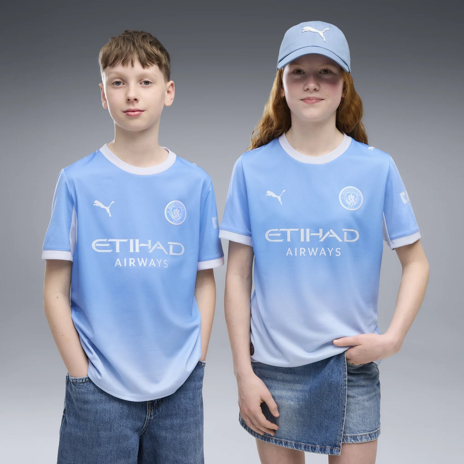 Puma Manchester City maillot réplique domicile 2025-26 pour enfant