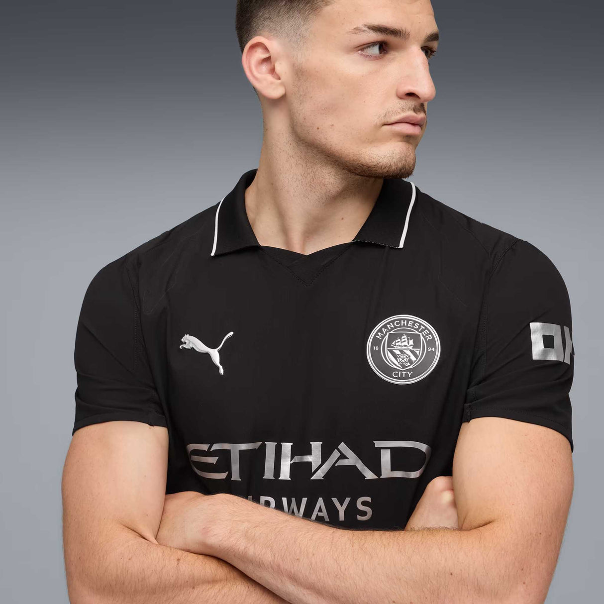 Maillot Manchester City FC 2025/26 Away Authentic homme - Puma Black