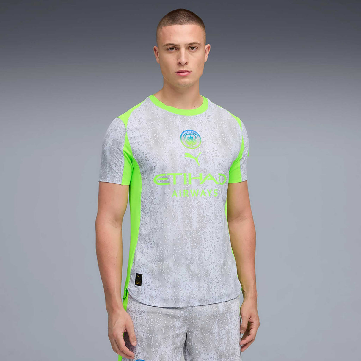 Maillot Manchester City FC 2025/26 Third Authentique adulte - Cool Weather / Pro Green