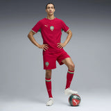 Puma Morocco Authentic Jersey Home 2026 - Fast Red / Victory Gold