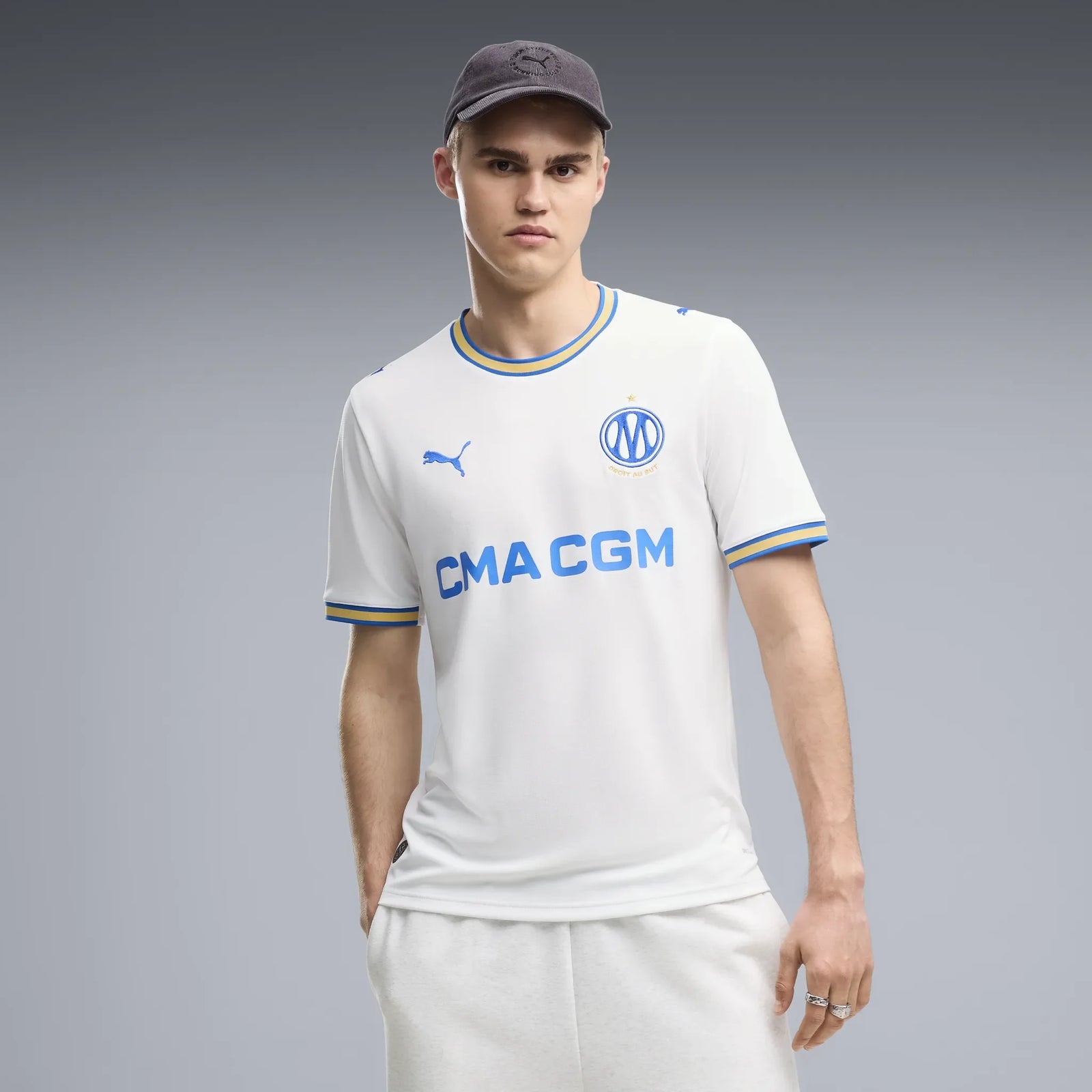 Puma Olympique de Marseille maillot réplique domicile 2025-26 pour homme