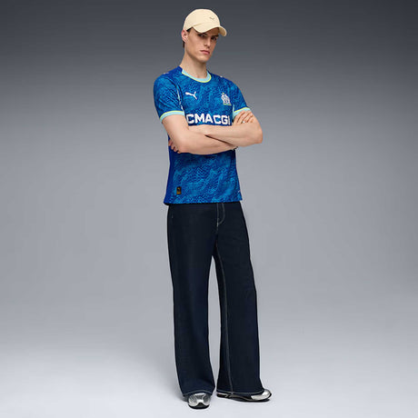 Maillot Olympique de Marseille Third 2025/26 Puma - Vivid Blue / Bleu Azur