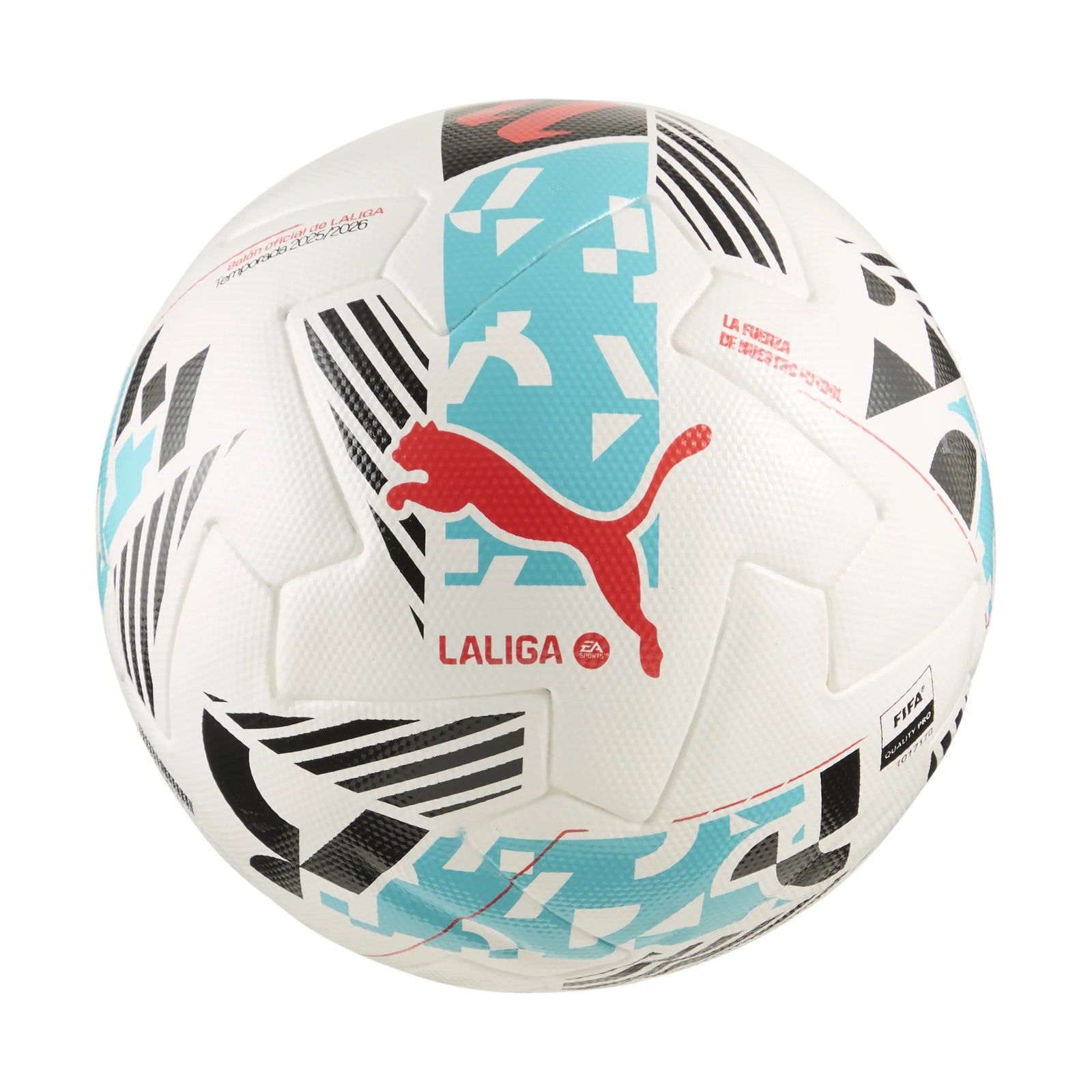 Puma Orbita LaLiga 1 Football Fifa Quality Pro Soccer Ball - Puma White / Multicolor