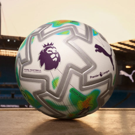 Puma Orbita Ultimate Premier League Thrill FIFA Quality Pro Soccer Ball - Puma White / Multicolor